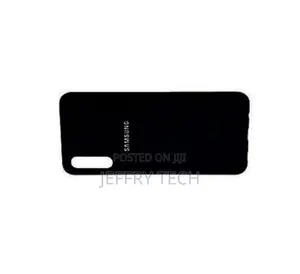 Samsung A30S Silicone Back Case - Black