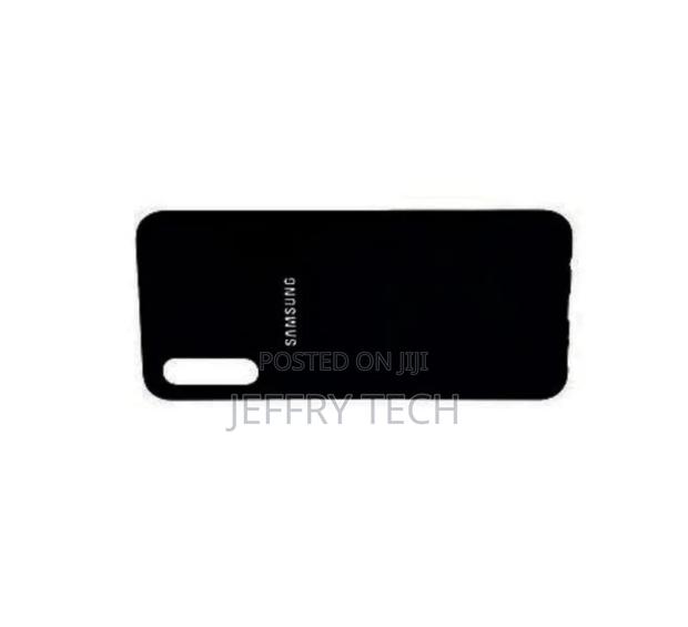 Samsung A30S Silicone Back Case - Black - thumbnail 2