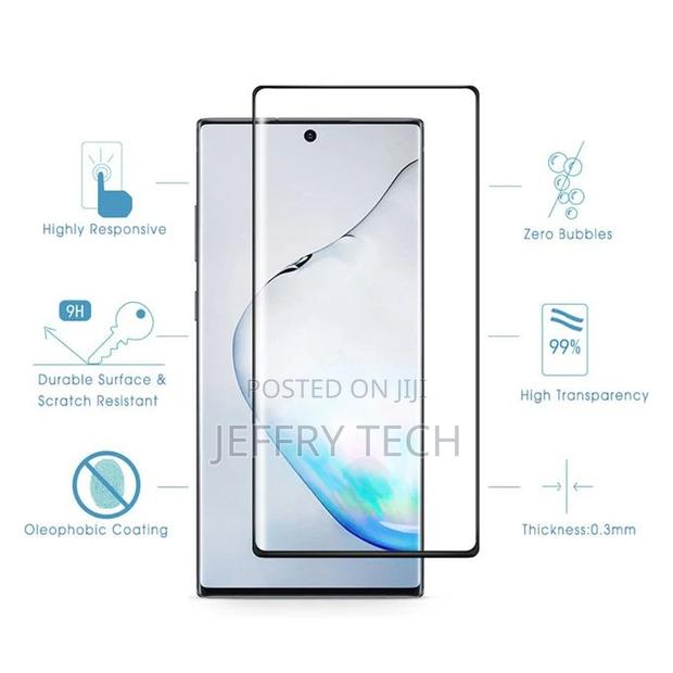 Galaxy Note 10 Full Screen Tempered Glass Film(Black) - thumbnail 2