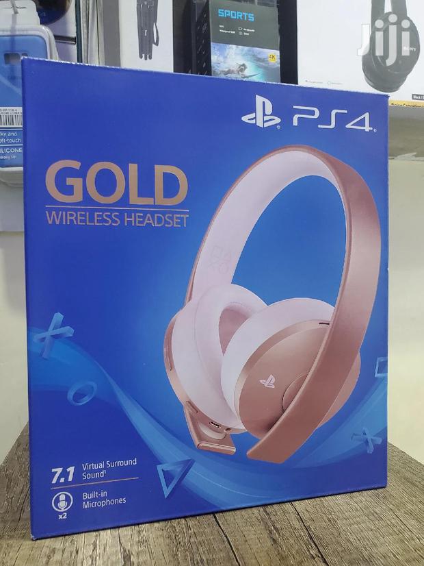 Ps4 Wireless Gaming Headset[Gold] - main view