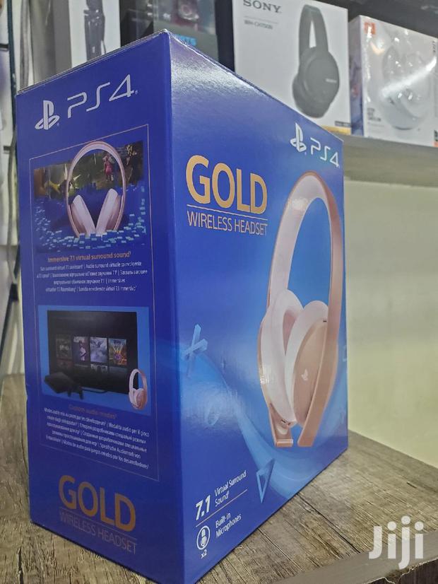 Ps4 Wireless Gaming Headset[Gold] - thumbnail 3