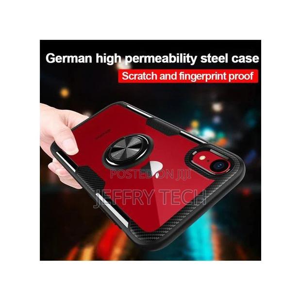 iPhone 7 /8 Casing Carbon Fiber Shockproof Case Clear Armor - thumbnail 2