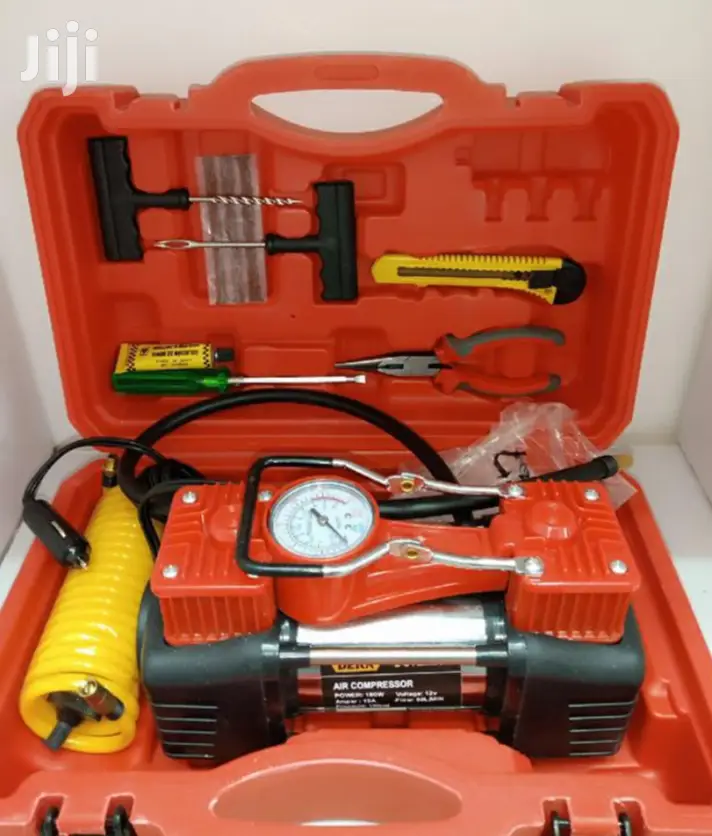 Air Compressor 2 Cylinder With Cartools