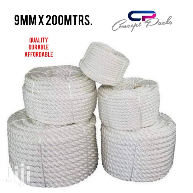 9mm X 200mtrs Nylon Rope. Qualiuty Thick Rope - main view