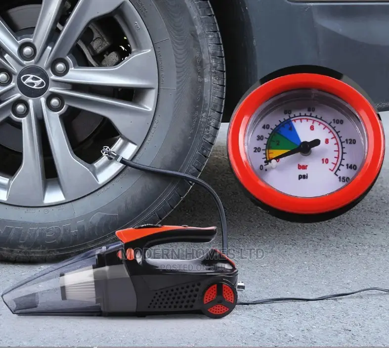 Powerful Portable Car Vacuum Cleaner With Air Compressor