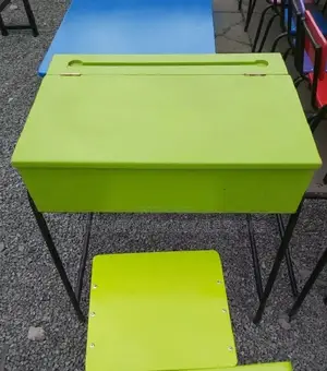 Kindergarten Lockers And Chairs