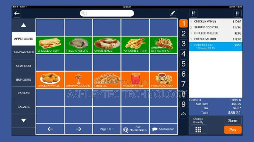 Point of Sale Software Only Touch Based