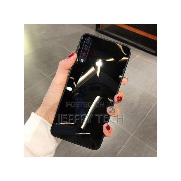Case Luxury Diamond Texture Mirror Glossy Back Cover for Sam - main view