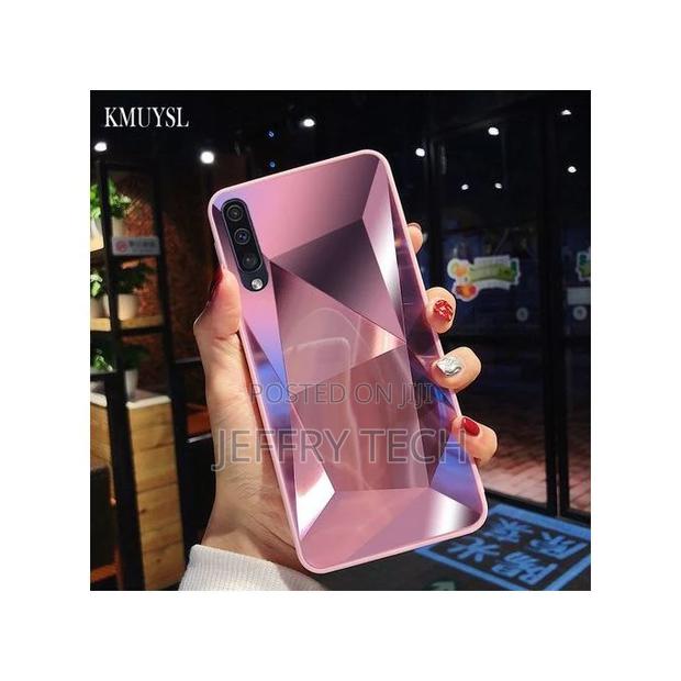 Case Luxury Diamond Texture Mirror Glossy Back Cover for Sam - thumbnail 2