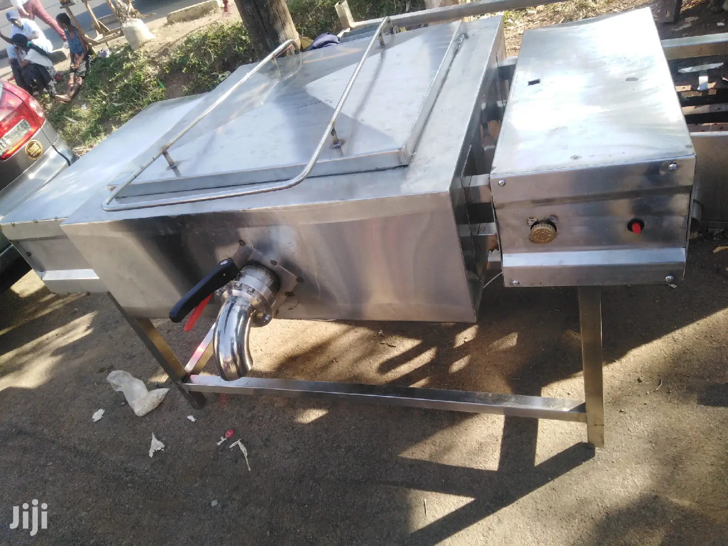 Bratt Pan Stainless Steel Gas Jiko