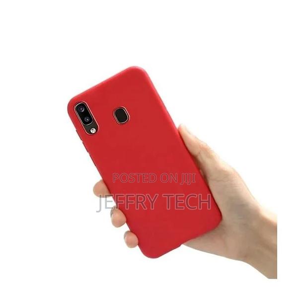Silicone Cover for Samsung Galaxy A30 - Red - thumbnail 2