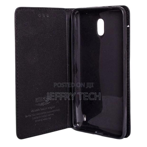 Rich Boss Leather Flip Case for Huawei Y9,Black - thumbnail 2