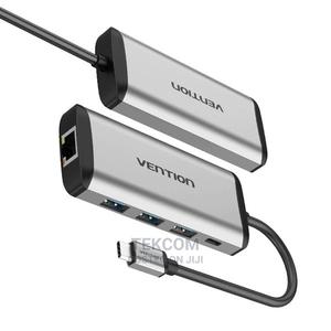 Vention Type C to 3 Ports USB 3.0 Hub With Gigabit Ethernet