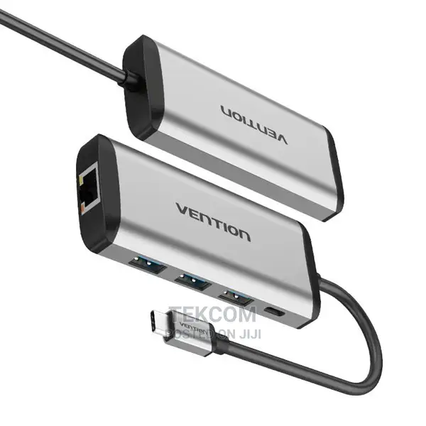 Vention Type C to 3 Ports USB 3.0 Hub With Gigabit Ethernet
