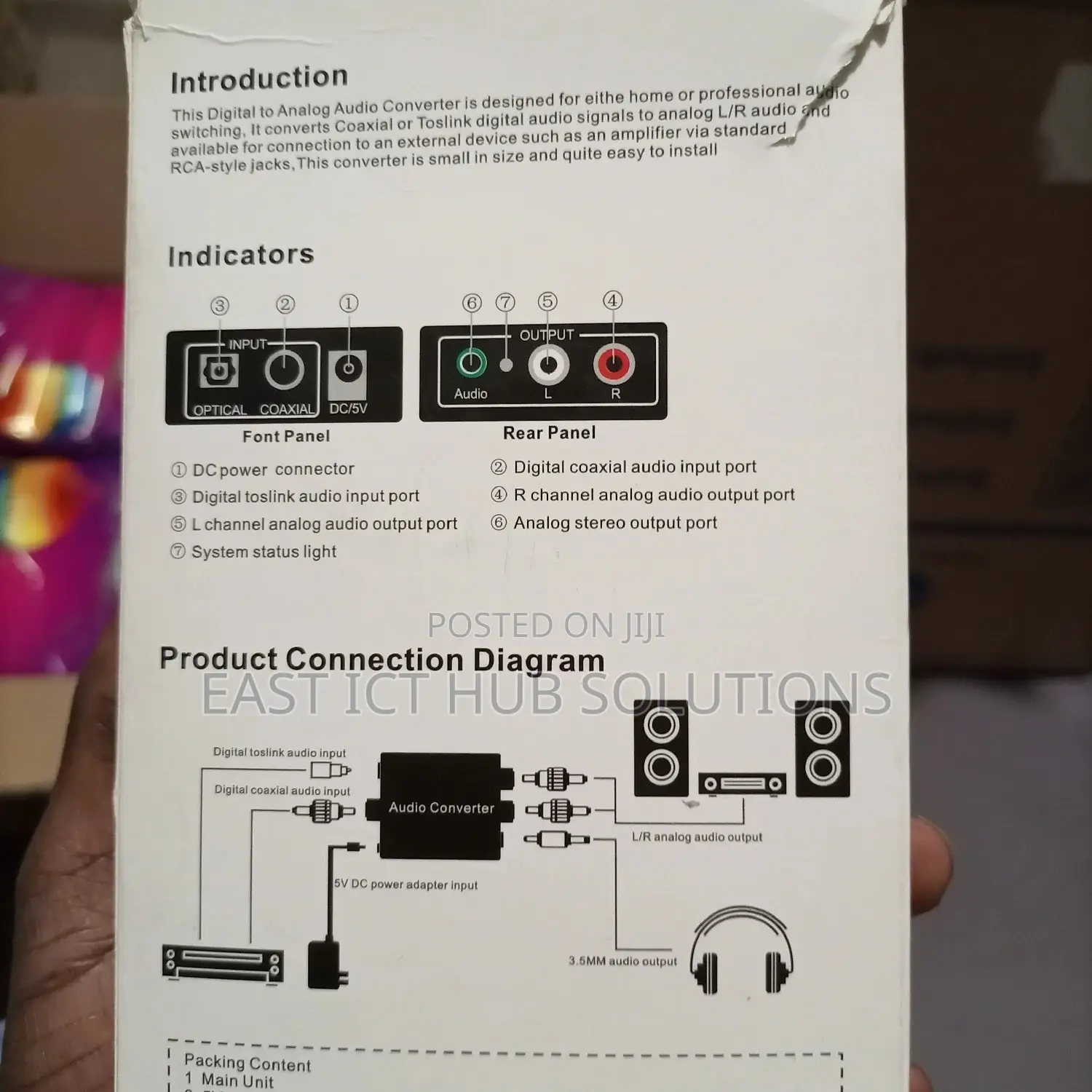 Digital to Analog Audio Convertor