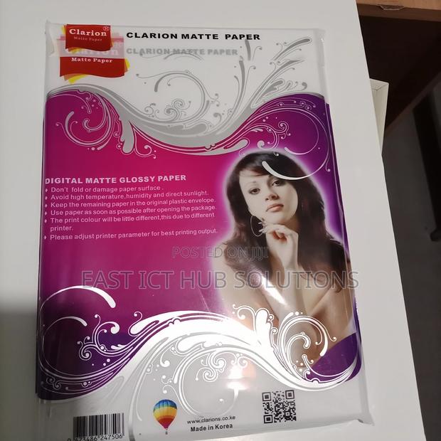 Quality Single Sided Glossy Matte Paper A4 Size - main view