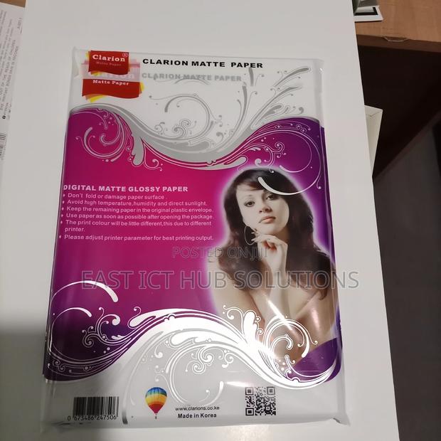 Quality Single Sided Glossy Matte Paper A4 Size - thumbnail 3