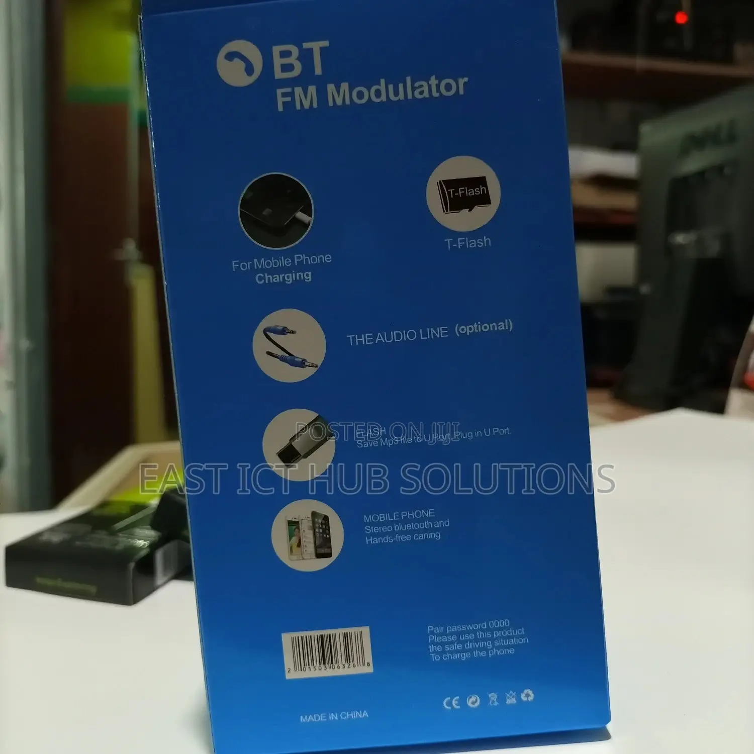 Super Quality Car Modulator With Fm and Bluetooth, Charger