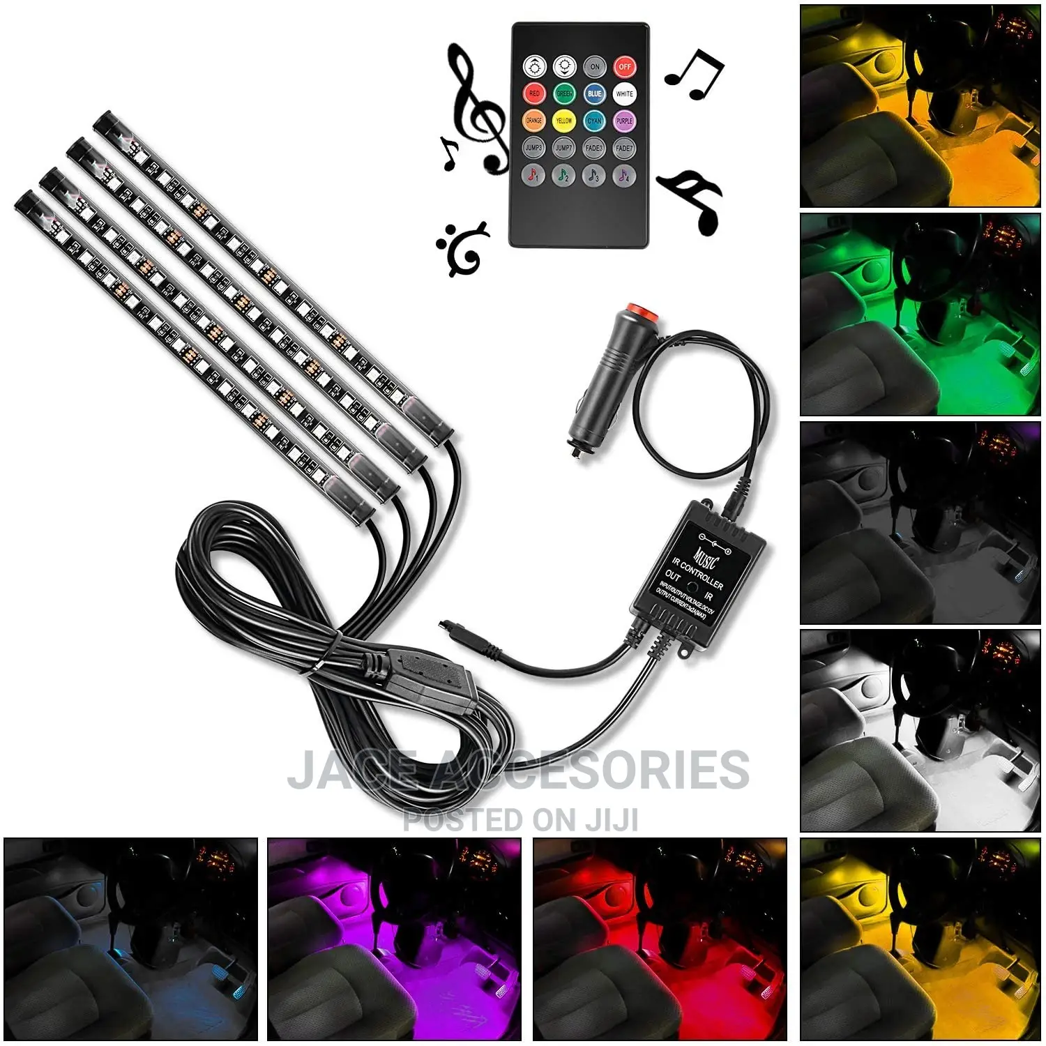 Cool Car Interior Decor 8 Different Colors
