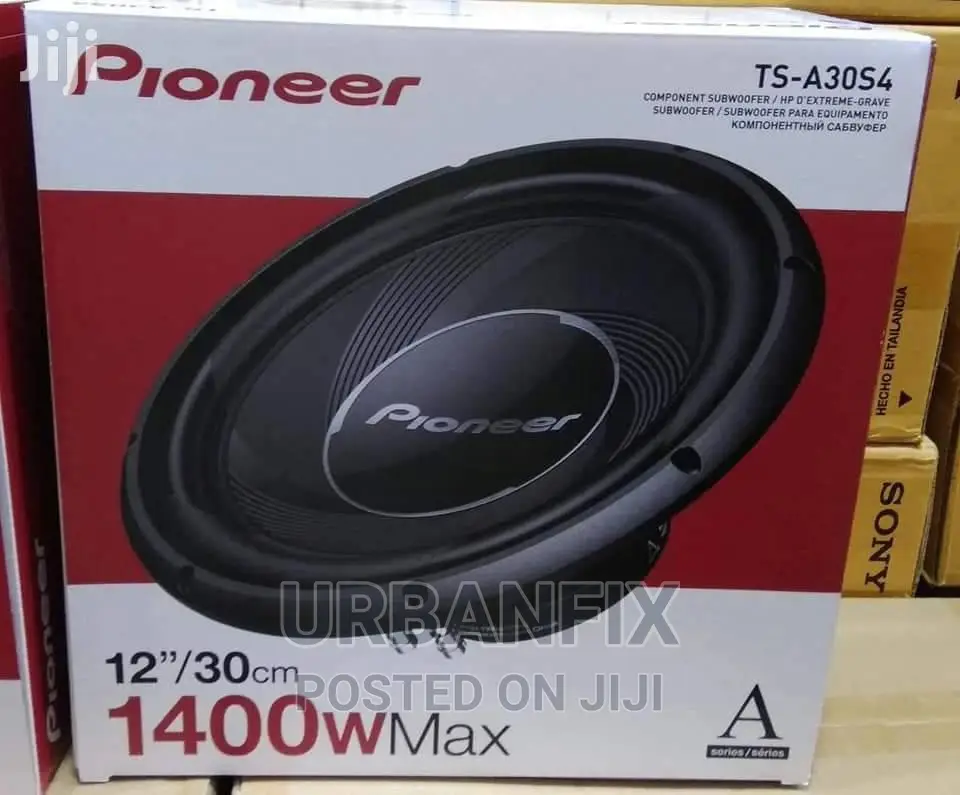 1400 Watts Pioneer TS-A30S4 12 Inch Subwoofer
