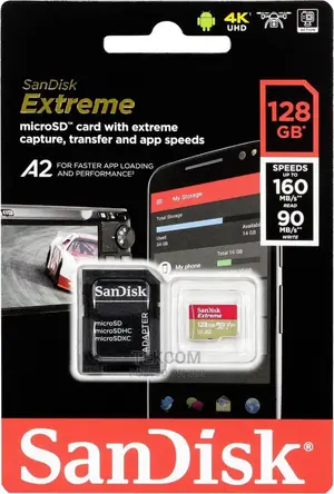 Sandisk Extreme 128 GB Microsdxc Memory Card