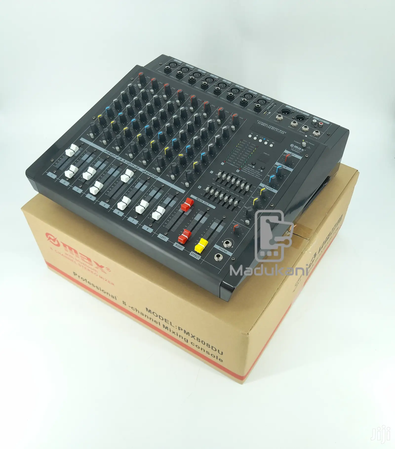 Max PMX808D 8 Channel Powered Mixer Mixing Console Japan