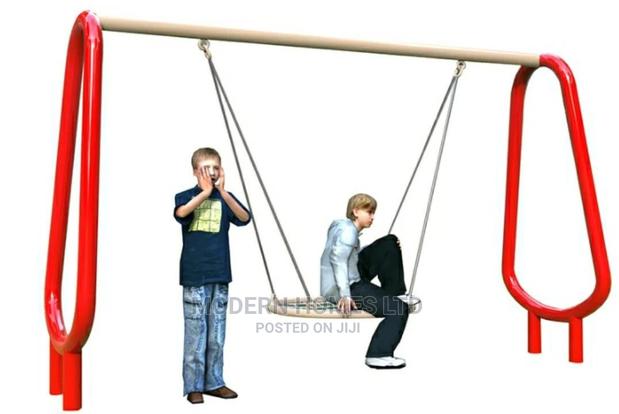 Colorful Children Swing With Comfortable Seats - thumbnail 3