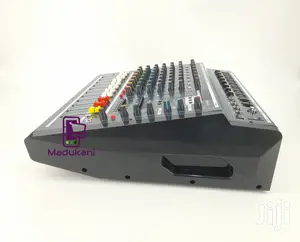 Max PMX808D 8 Channel Powered Mixer Mixing Console - Gray