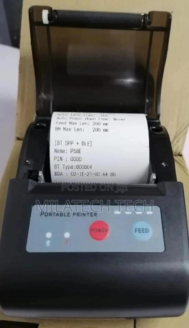 Bluetooth Receipt Printer - main view