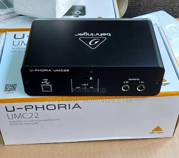 Behringer U-Phoria Um22hd Usb Audio Interface - thumbnail 3