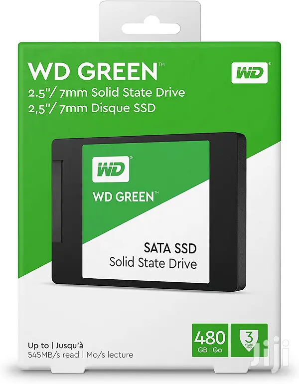 WD Green 2.5inchs Sata Internal Ssd 480gb