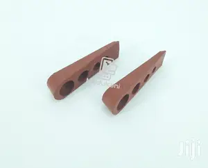 4 Pack Rubber Door Stopper Wedges, Non Marking, Anti Slip
