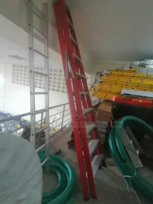Ladder 10 Steps Fibre Glass Double Sided Step Ladder