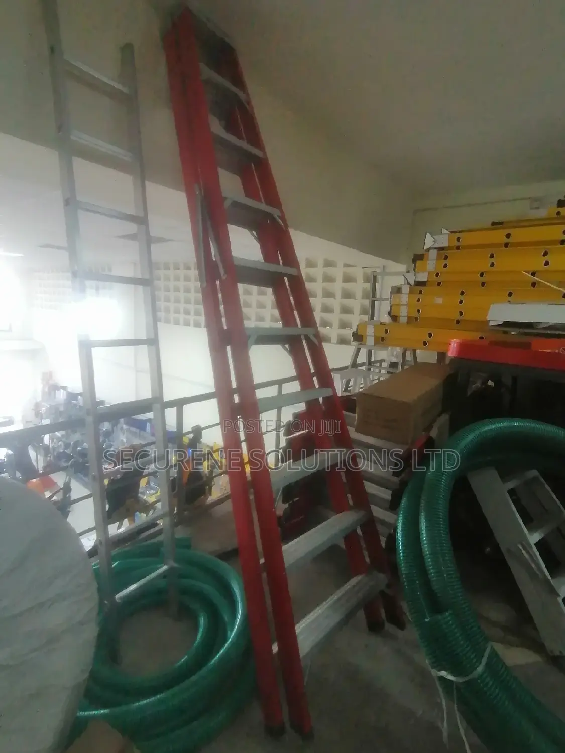 Ladder 10 Steps Fibre Glass Double Sided Step Ladder