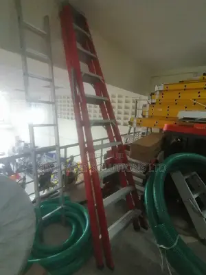 Ladder 10 Steps Fibre Glass Double Sided Step Ladder