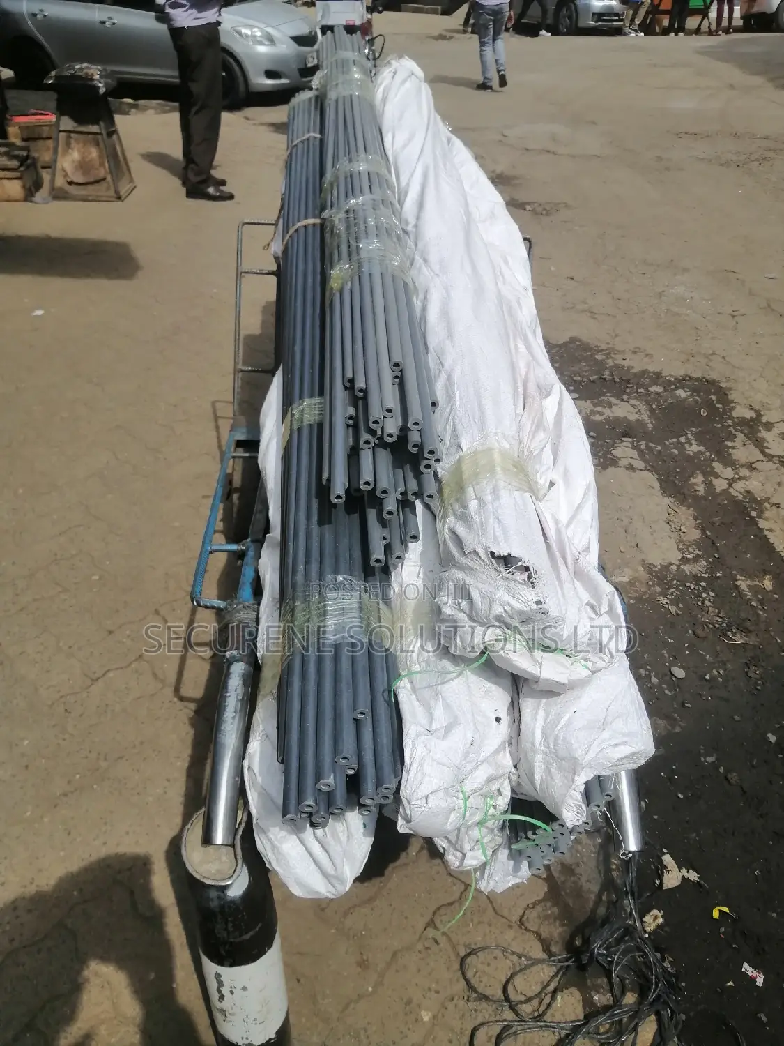 Electric Fence Insupipe 4meters 16.9mm PVC Black