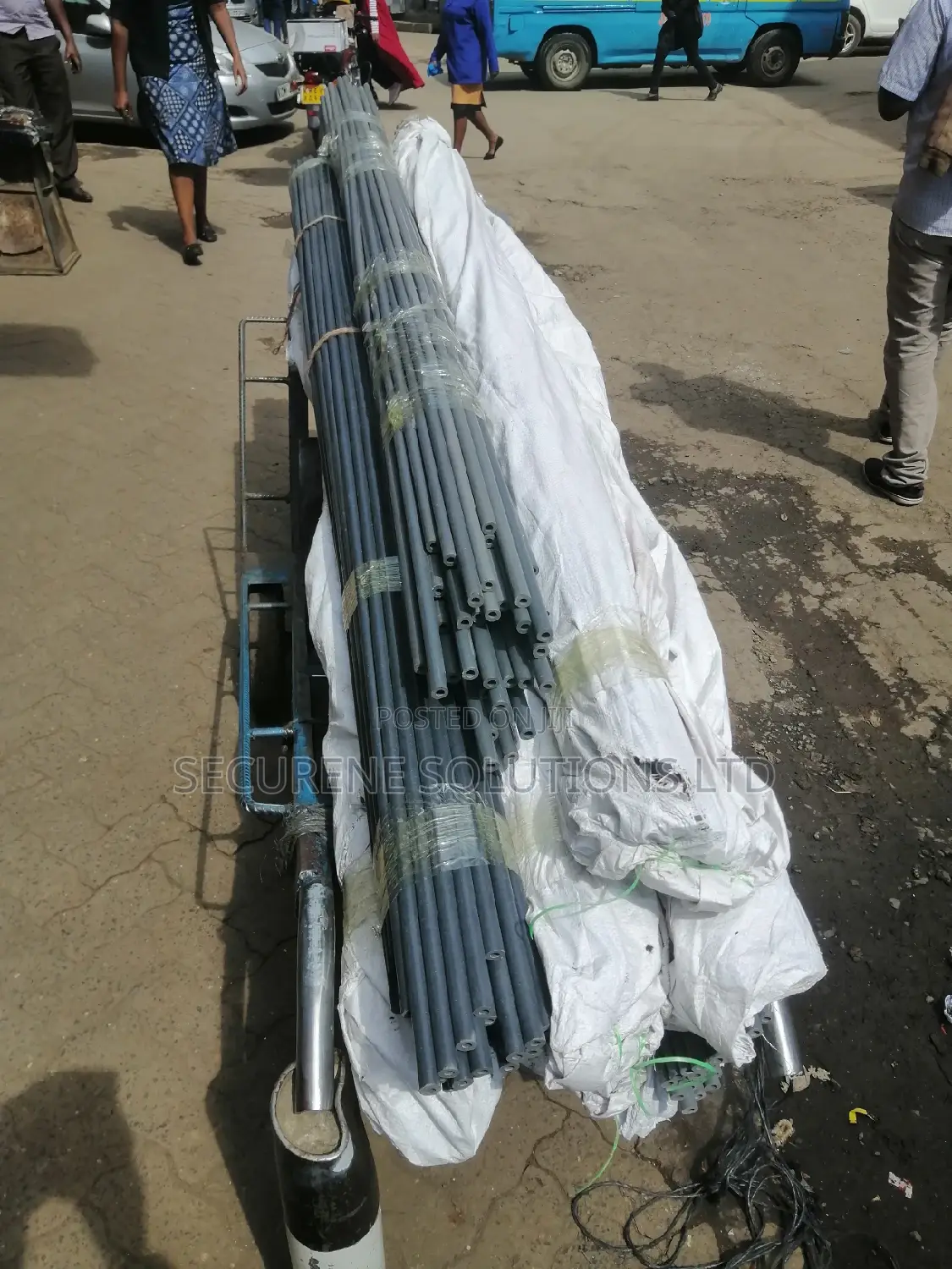 Electric Fence Insupipe 4meters 16.9mm PVC Black