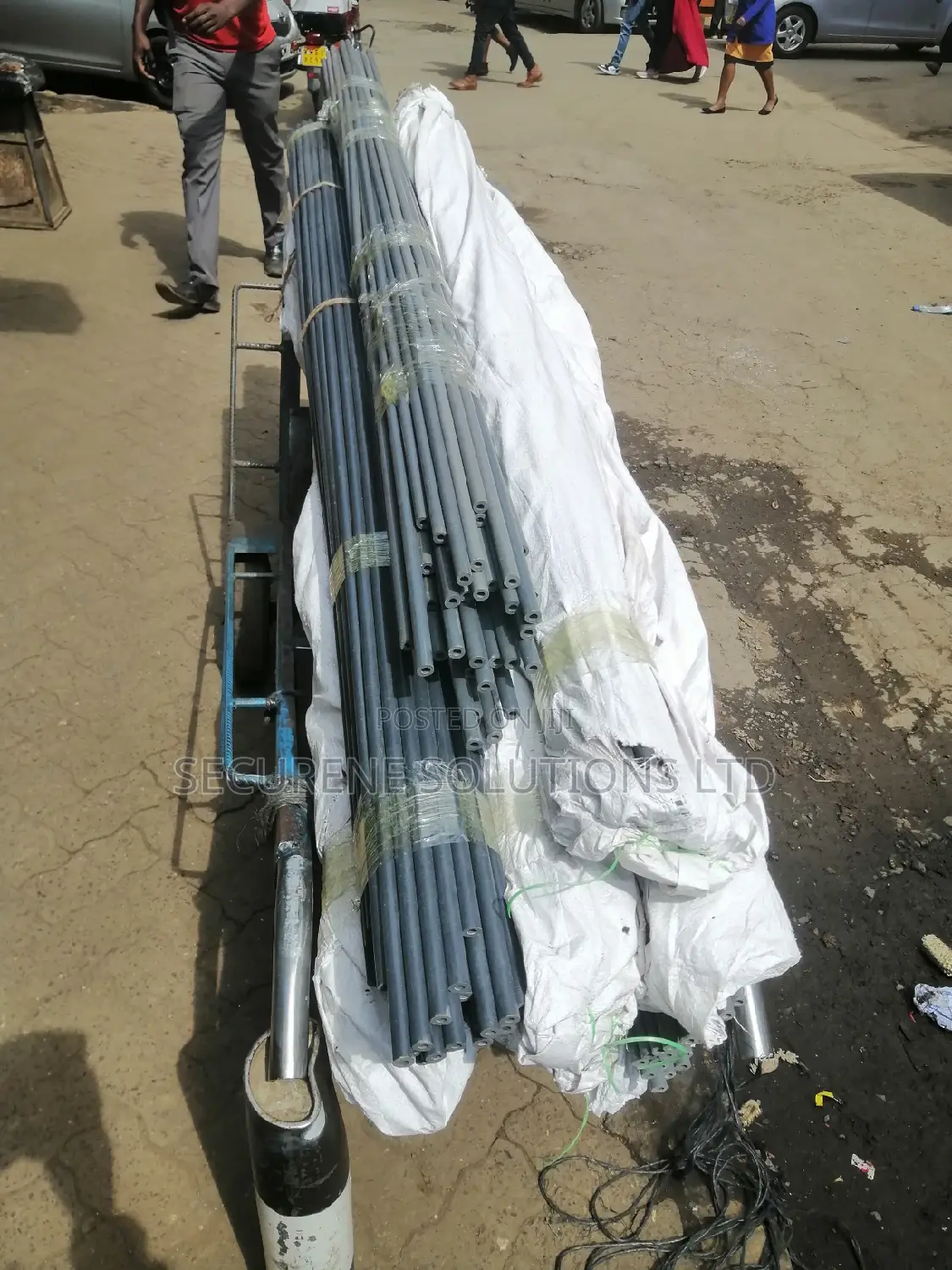 Electric Fence Insupipe 4meters 16.9mm PVC Black