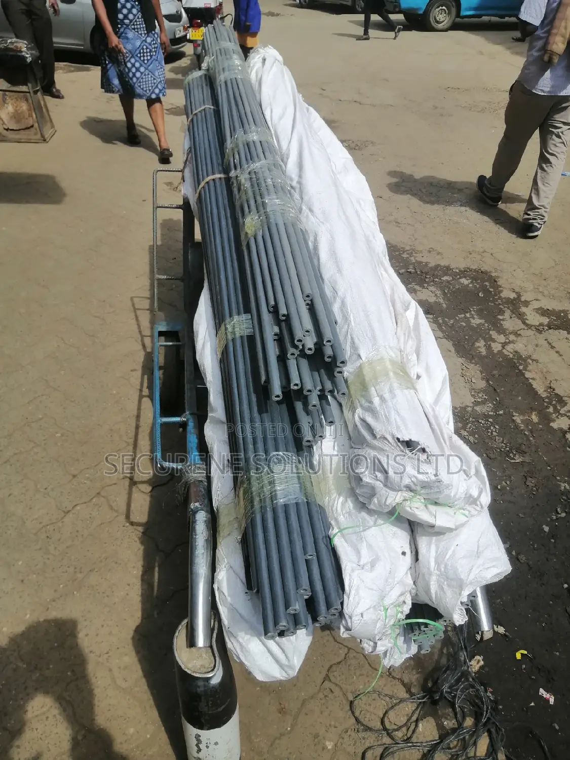 Electric Fence Insupipe 4meters 16.9mm PVC Black