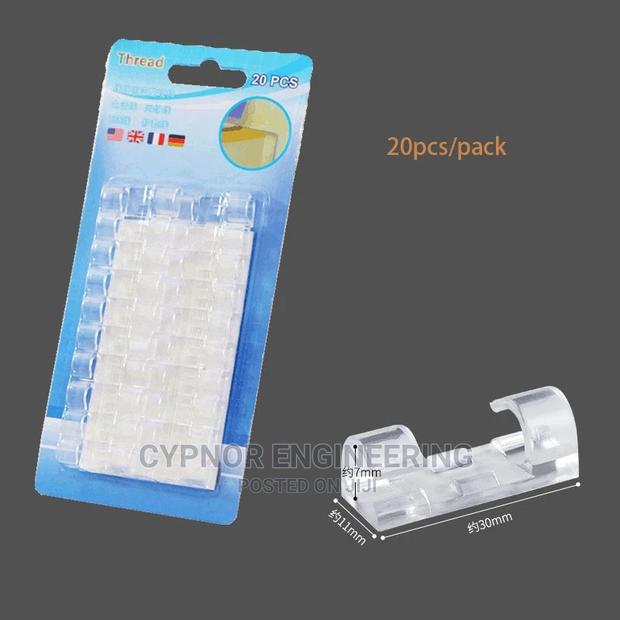 Cable Holders 20pcs Pack With Adhesive - main view