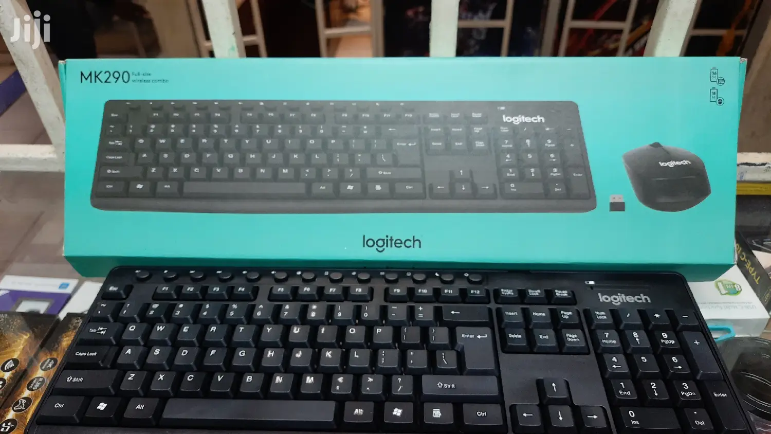 Logitech MK 290 Wireless Keyboard With Mouse.