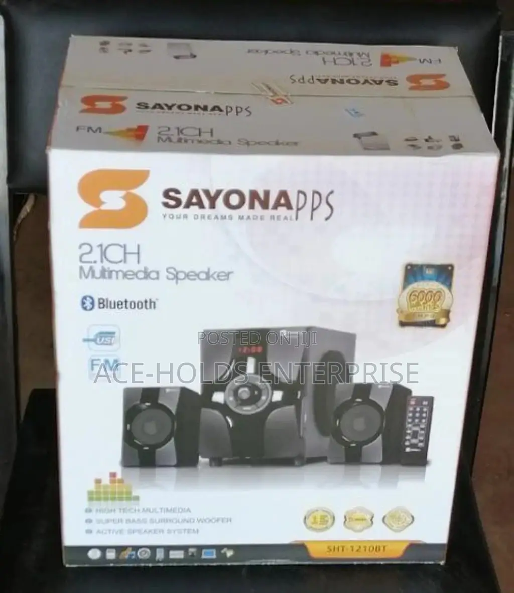 Sayona Sht-1210sayona Sht-1210 Bt 2.1 Ch Sayona Sub Woofer