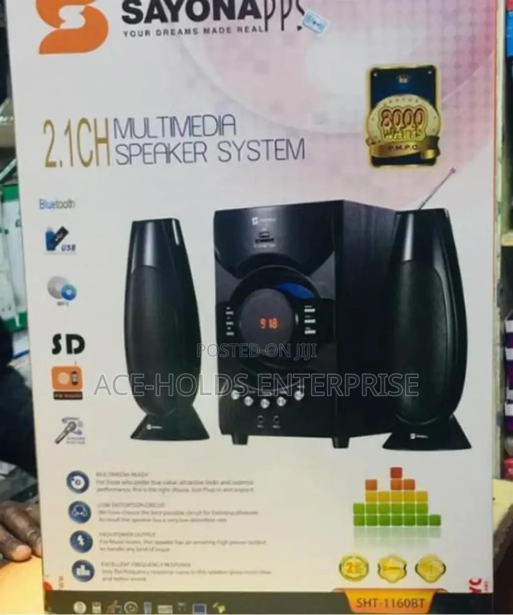 Sayona Sht-1160bt Sub-Woofer System - Black