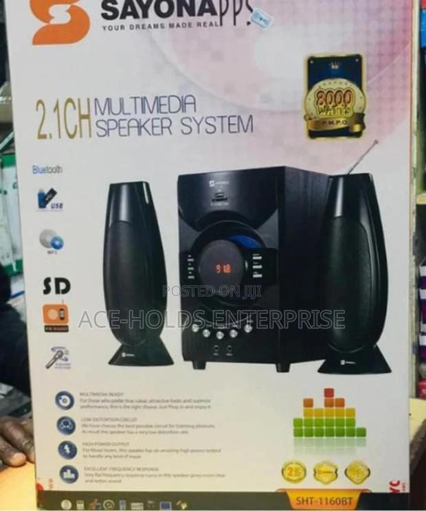 Sayona Sht-1160bt Sub-Woofer System - Black