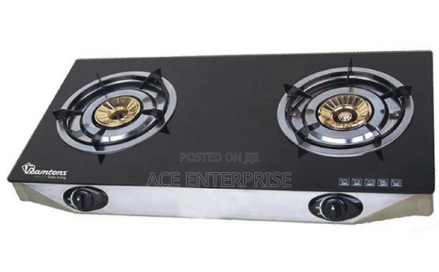 Ramtons Gas Top 2 Burner Ceramic Glass Top. - main view