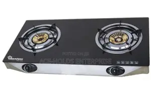 Ramtons Gas Top 2 Burner Ceramic Glass Top.