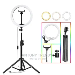 10-Inch Selfie Ring Light With Tripod Stand Cell Phone Hol
