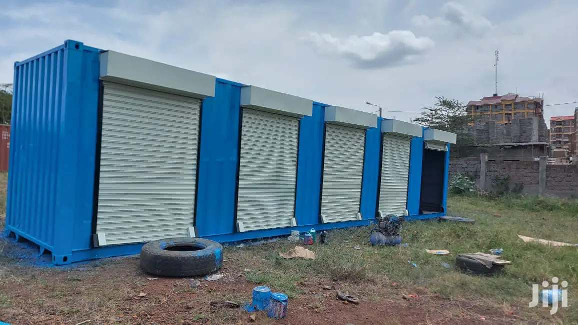 Shipping Container Converted to 5 Stalls