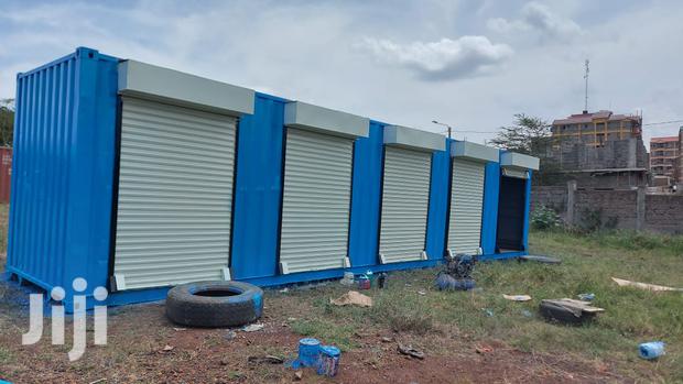 Shipping Container Converted to 5 Stalls - main view