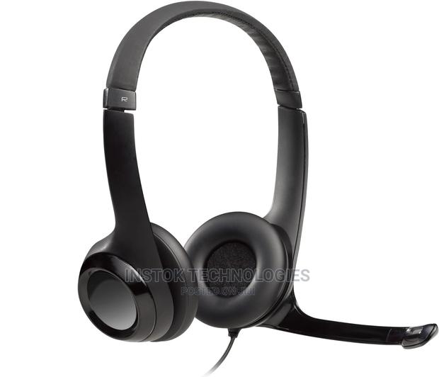 Logitech H390 USB Headset With Noise Cancelling Mic - Black - main view